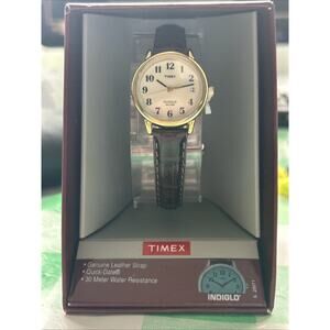 Timex Indiglo Gold Tone Brown Band Women’s Watch (New in Box)